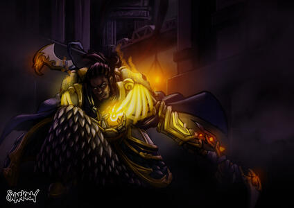 &quot;Without so much as a plan, he threw himself into the darkness...&quot;